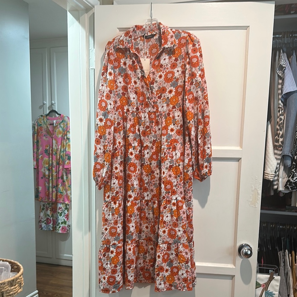 Floral Long Sleeve Dress